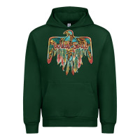Foreset Green wild soul thunderbird Urban Hoodie - BarkalooDesign