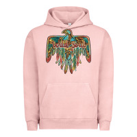 Pigment Salmon wild soul thunderbird Urban Hoodie - BarkalooDesign