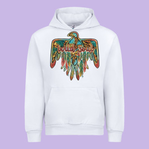 Wild Soul Thunderbird Urban Hoodie Designed By Barkaloodesign