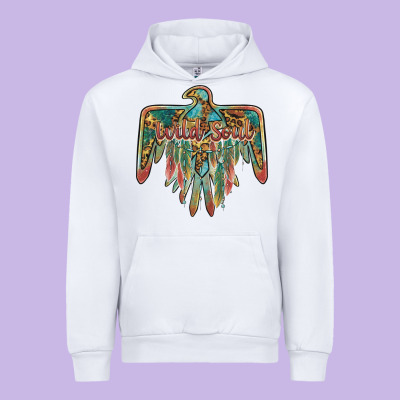 Wild Soul Thunderbird Urban Hoodie Designed By Barkaloodesign