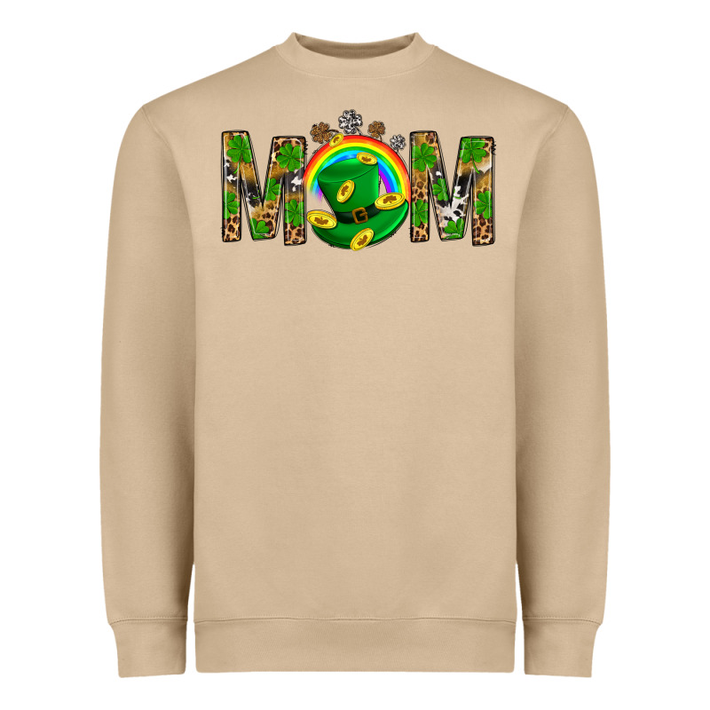 Western Mom With Shamrocks Heavyweight Sweatshirt by BundleAndBundleShop | Teevron