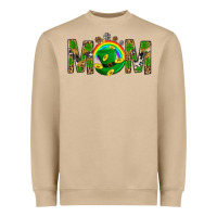 Mushroom Western Mom With Shamrocks Heavyweight Sweatshirt - BundleAndBundleShop