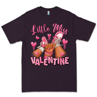 Plum Little miss Valentine afro kid sneakers Premium Tee - RanaPortraitStore
