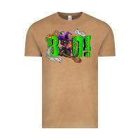 Vintage Camel Boo! with black cat Halloween Vintage Tee - NancyCooperArtShop