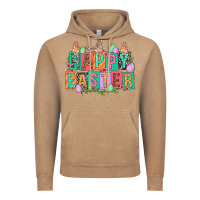 Vintage Coffee Happy Easter with plate letters Easter Day Vintage Hoodie - HowdyJamesFarm