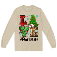 Love Nurse Life Christmas Long Sleeve Tee | Teevron