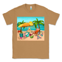 Toasted Coconut summer Classic Tee - RanaPortraitStore