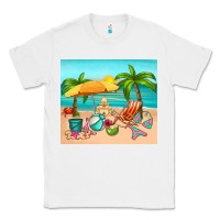 White summer Classic Tee - RanaPortraitStore