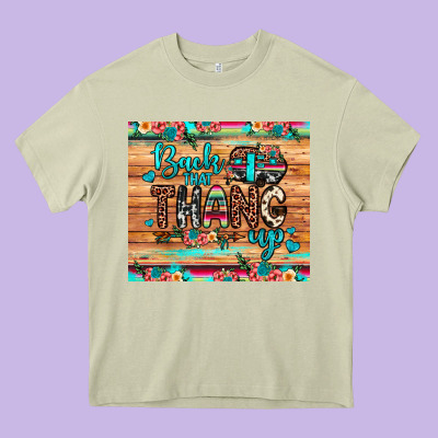 Back That Thang Up Heavy Core Tee Designed By Jahusdesignshop