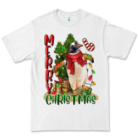 White merry christmas penguin Premium Tee - LillyAllenDesigns