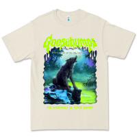 R.l. Stine Goosebumps Nightmare Halloween Werewolf Fever Swamp Essenti Premium Tee | Teevron