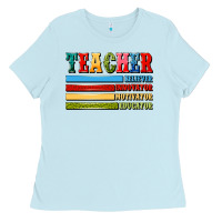 Baby Blue teacher Ladies Tee - Artiststas