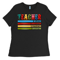 Black teacher Ladies Tee - Artiststas