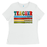 White teacher Ladies Tee - Artiststas