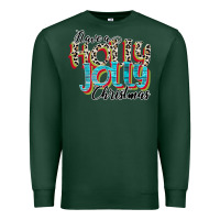 Sports Green have a holly jolly christmas Premium Sweatshirt - CowhideDigitalArt