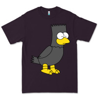 Plum bart as edgar allen poe raven nevermore halloween Premium Tee - lanVoArt
