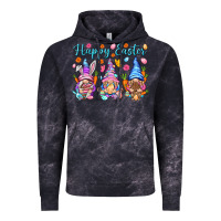 Cloud Black Happy Easter gnomies Easter Day Vintage Hoodie - HowdyJamesFarm