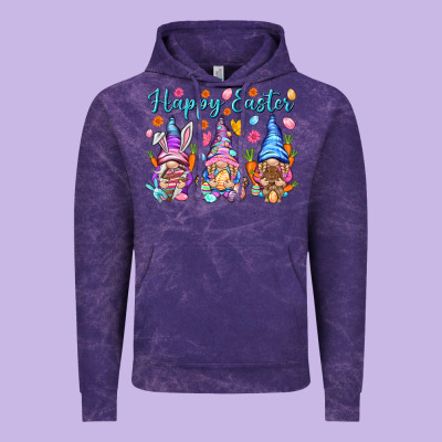 Happy Easter Gnomies Easter Day Vintage Hoodie Designed By Howdyjamesfarm