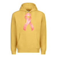 Antique Gold uterine or endometrial cancer ribbon Premium Hoodie - FaDigitalArtStudio