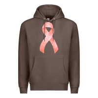 Coffee uterine or endometrial cancer ribbon Premium Hoodie - FaDigitalArtStudio