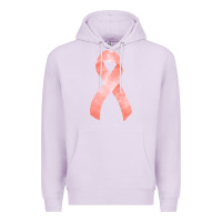 Lilac uterine or endometrial cancer ribbon Premium Hoodie - FaDigitalArtStudio