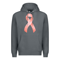 Rock uterine or endometrial cancer ribbon Premium Hoodie - FaDigitalArtStudio