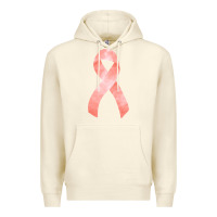 Sandshell uterine or endometrial cancer ribbon Premium Hoodie - FaDigitalArtStudio