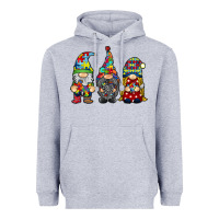 Heather Grey autism gnomies Heavyweight Hoodie - RacoonDesign