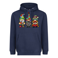 Navy autism gnomies Heavyweight Hoodie - RacoonDesign