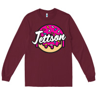 Burgundy jett lawrence merch s gift for fans, for men and women, gift mother da Long Sleeve Tee - lanVoArt