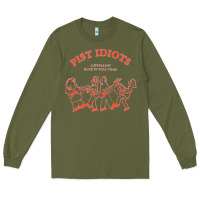 Army Green pist idiots Long Sleeve Tee - lanVoArt