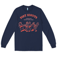 Navy pist idiots Long Sleeve Tee - lanVoArt