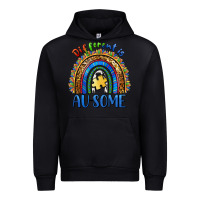 Black different is ausome Urban Hoodie - BarkalooDesign