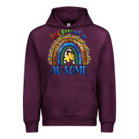 Mauve Wine different is ausome Urban Hoodie - BarkalooDesign