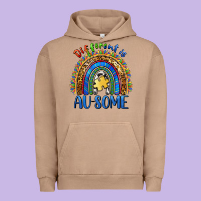 Different Is Ausome Urban Hoodie Designed By Barkaloodesign