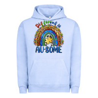 Pigment Grape Ice different is ausome Urban Hoodie - BarkalooDesign