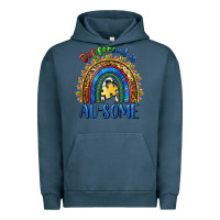 Pigment Midnight Navy different is ausome Urban Hoodie - BarkalooDesign