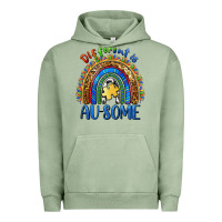 Pigment Oil Green different is ausome Urban Hoodie - BarkalooDesign