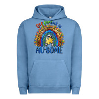 Pigment Pebble Blue different is ausome Urban Hoodie - BarkalooDesign