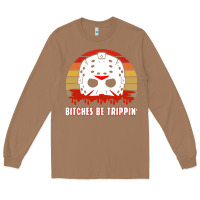 Toasted Coconut Halloween Bitches Be Trippin Jason Mask Long Sleeve Tee - lanVoArt