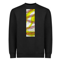 Black softball and baseball pen wraps Heavyweight Sweatshirt - BundleAndBundleShop