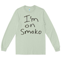 Matcha handwritten i'm on smoko hot australian lingo the chats Long Sleeve Tee - lanVoArt