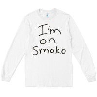White handwritten i'm on smoko hot australian lingo the chats Long Sleeve Tee - lanVoArt
