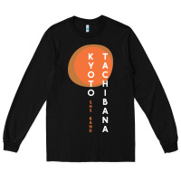 Black kyoto tachibana Long Sleeve Tee - lanVoArt