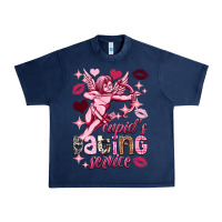 Navy Cupid's dating service Valentine's Day Urban Heavy Tee - HowdyJamesFarm