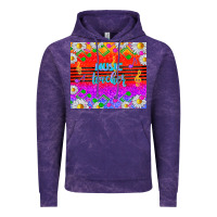Cloud Purple rainbow music teacher Vintage Hoodie - TumblerDesignByShophia