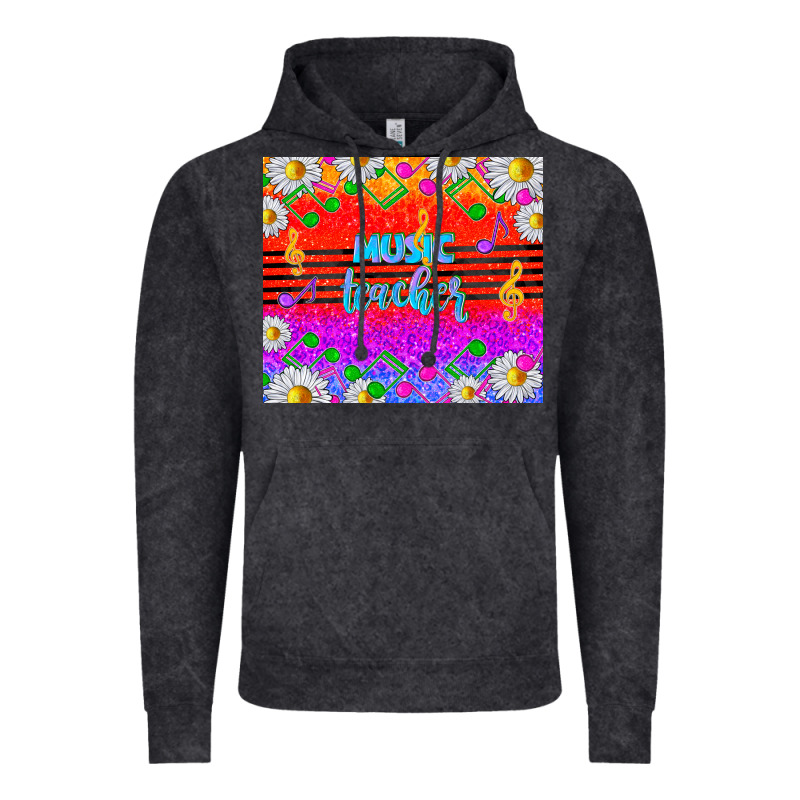 Rainbow Music Teacher Vintage Hoodie by TumblerDesignByShophia | Teevron
