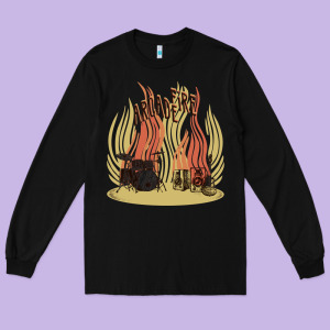 The Arcade Fire Long Sleeve Tee Designed By Lanvoart