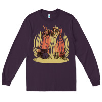 Plum the arcade fire Long Sleeve Tee - lanVoArt