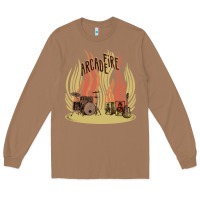 Toasted Coconut the arcade fire Long Sleeve Tee - lanVoArt